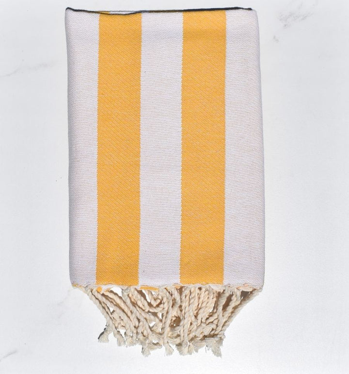 Fouta Alaska jaune foncé