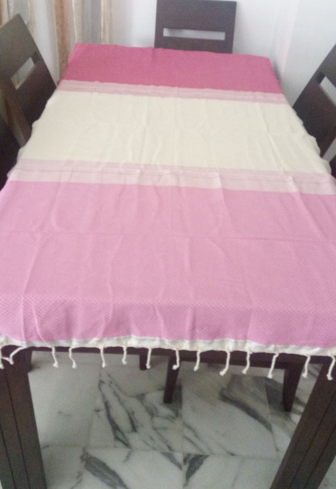 FOUTA Lurex nid d'abeille 3 couleurs 