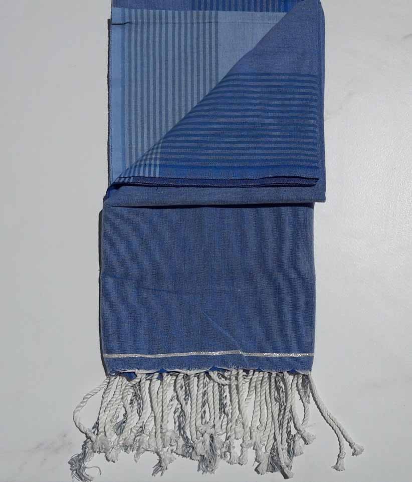 Paréo 3 nuances bleu 