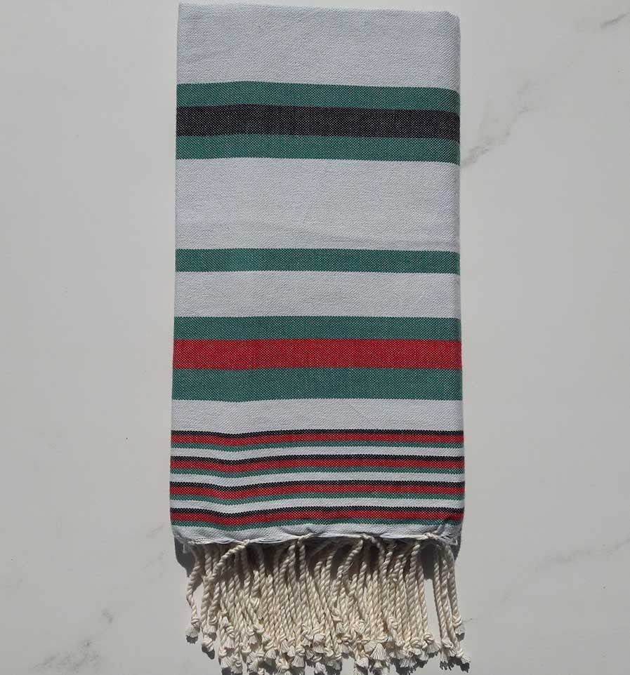 Fouta Dina avec rayures 