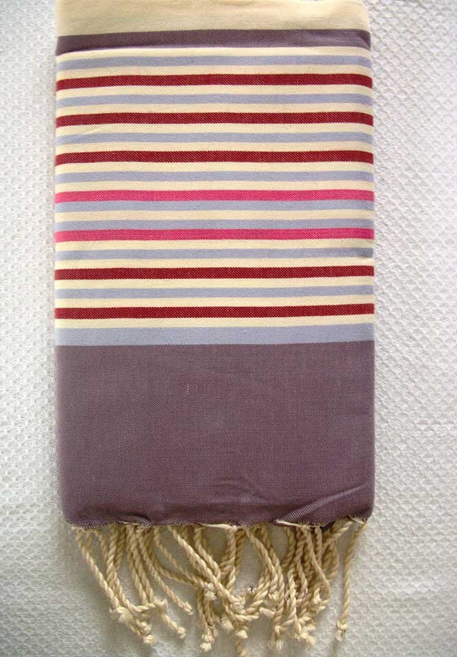 Fouta Plate ziwane violet 