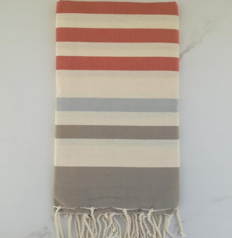 Fouta 4 couleurs 