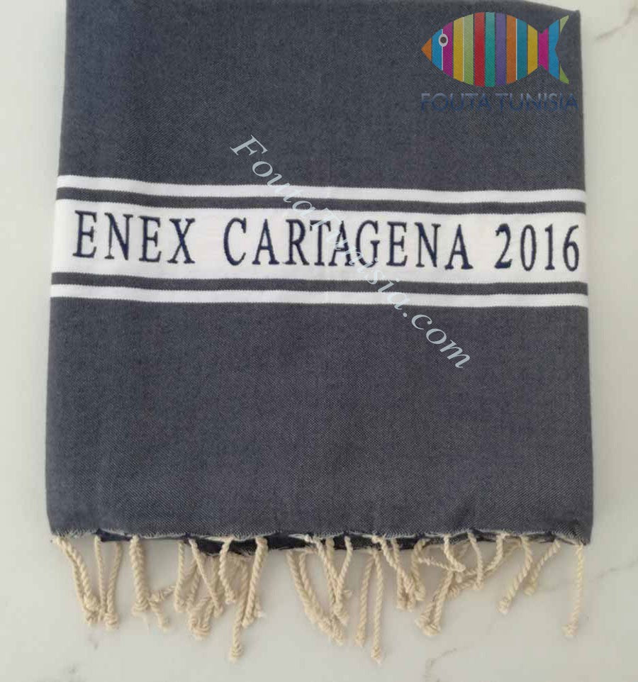 Fouta Broderie CARTAGENA 