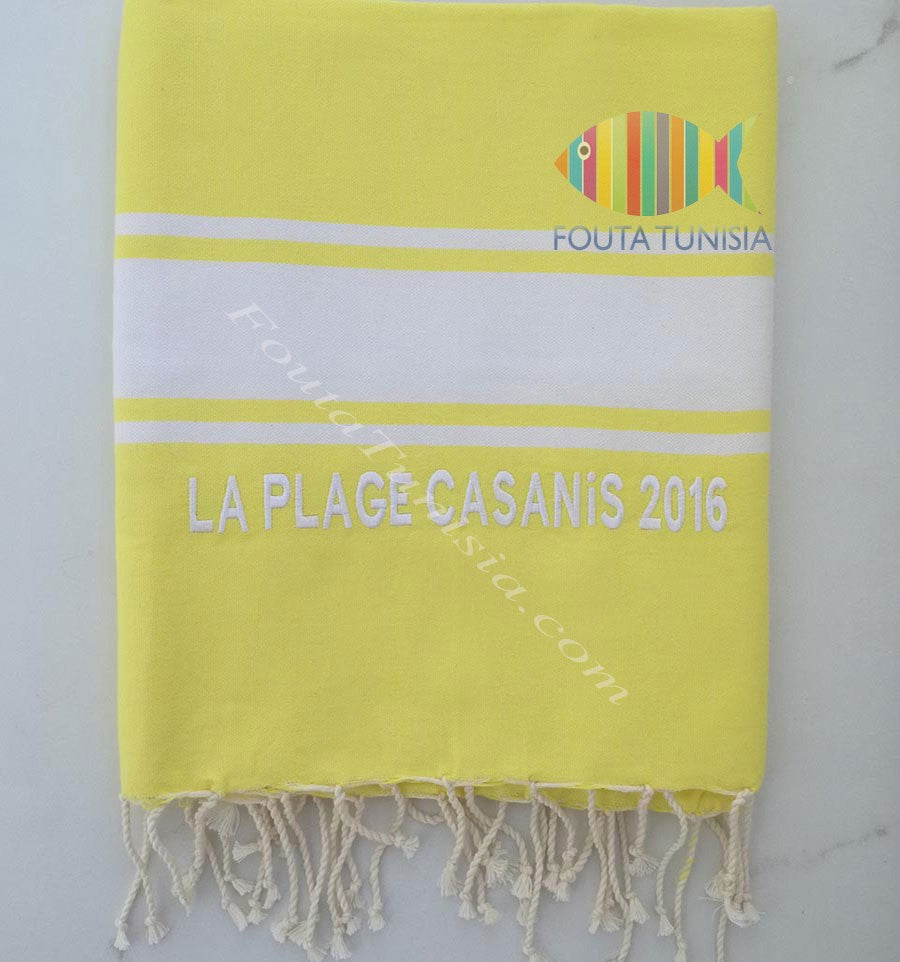 Fouta personnalisée la plage CASANIS Spain 