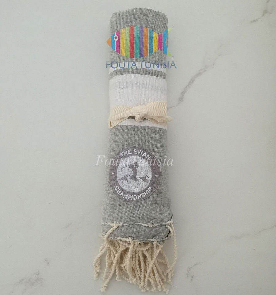 Fouta broderie THE EVIAN CHAMPIONSHIP 