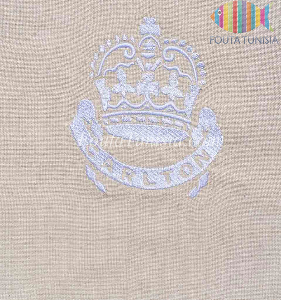 Fouta personnalisée hôtel CARLTON 