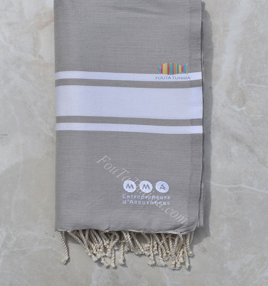 Fouta broderie événements MMA 