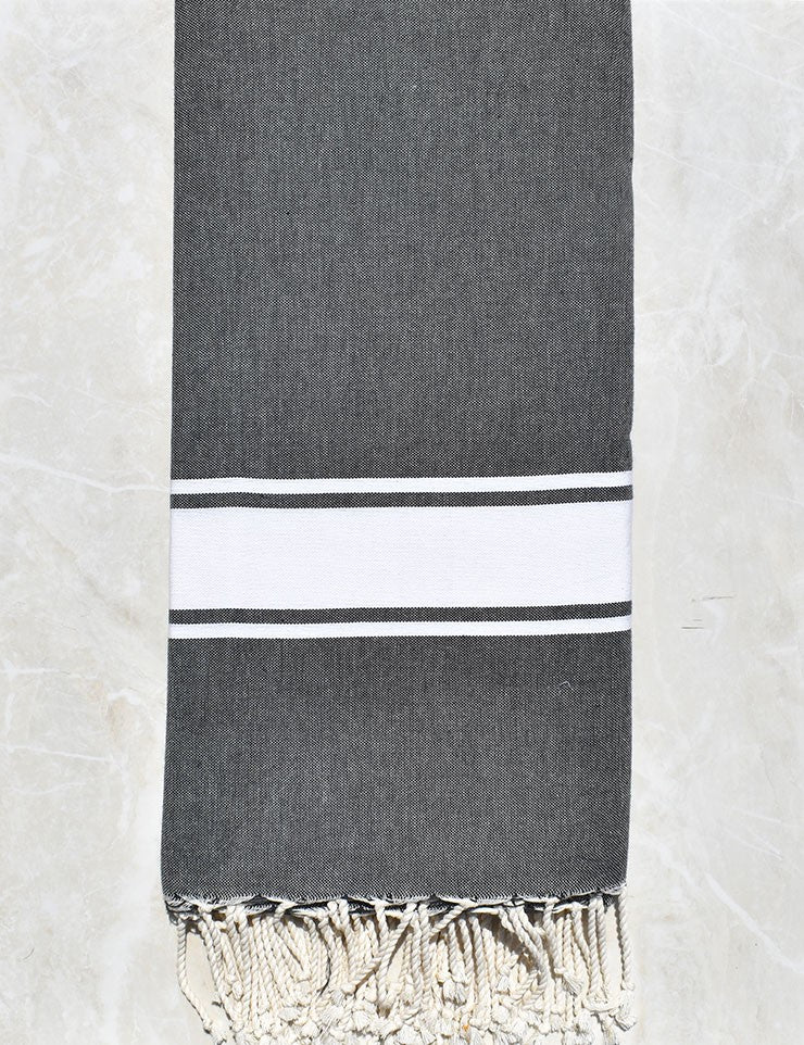 Jeté gris ardoise 2m/2m 