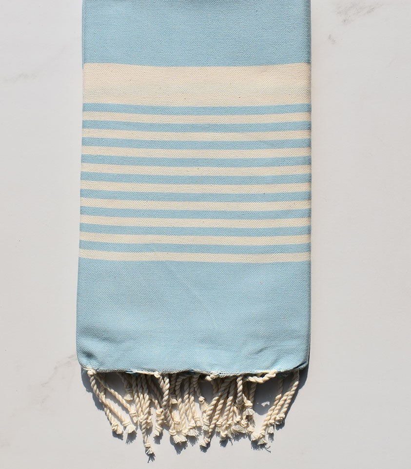 Fouta arthur bleu azurin 