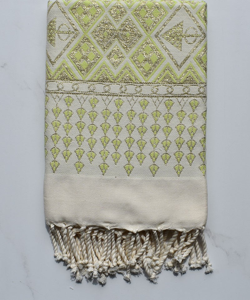 Fouta khlela vert clair 