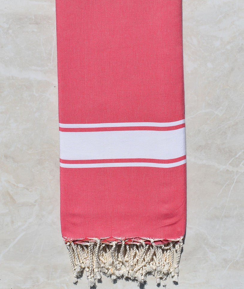 Jeté rose fraise 2m*2m 