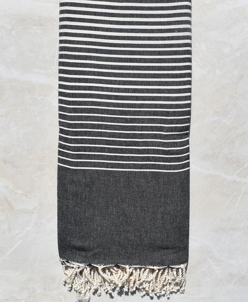 Jeté gris noir 2m*2m 