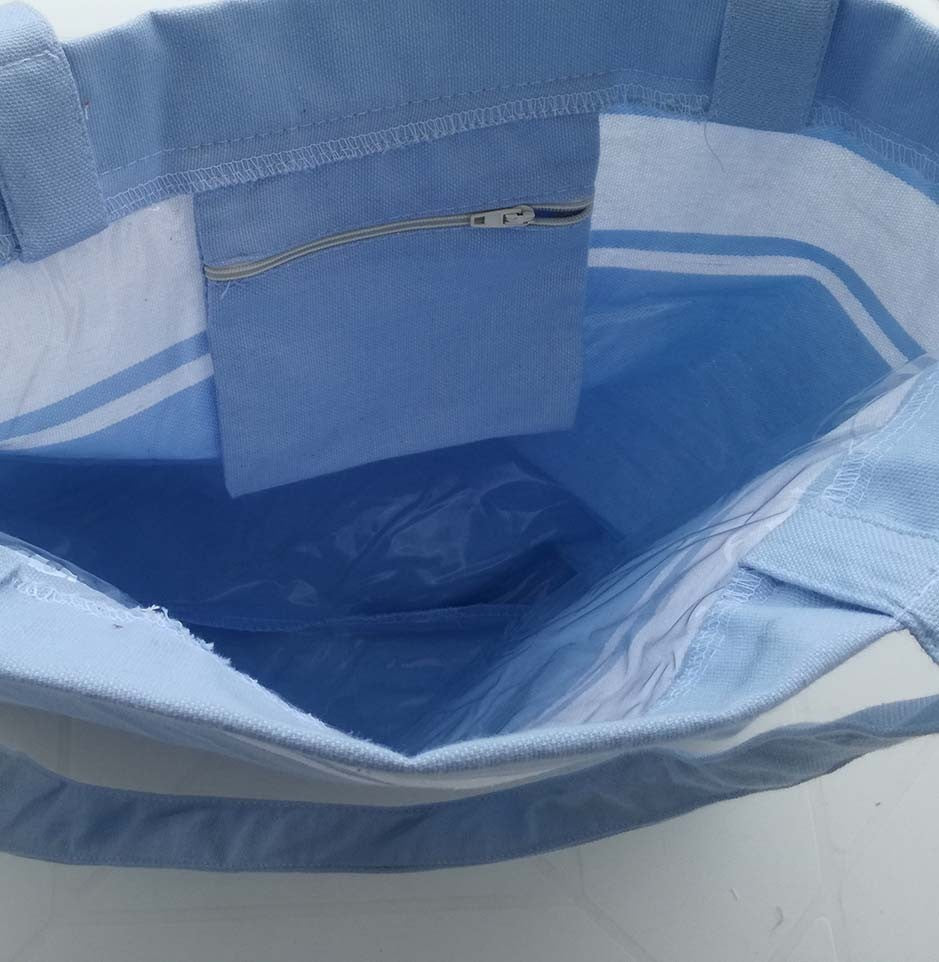 Sac de plage fouta bleu ciel 