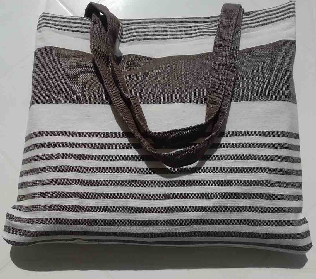 Sac de plage fouta arthur marron foncé 