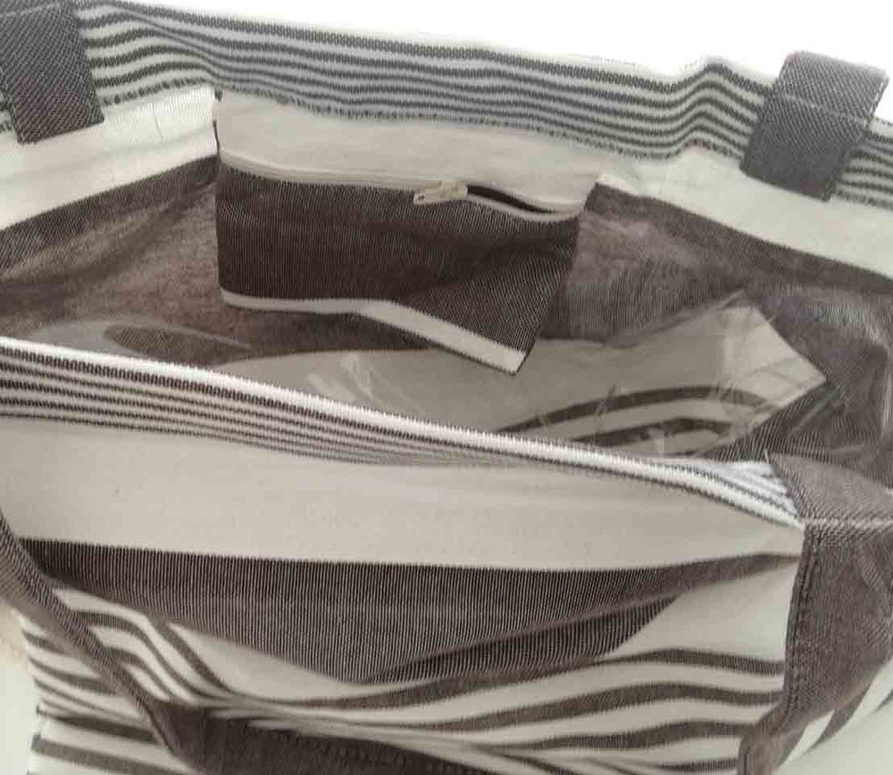 Sac de plage fouta arthur marron foncé 