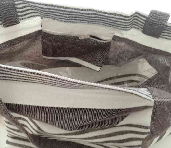 Sac de plage fouta arthur marron foncé 