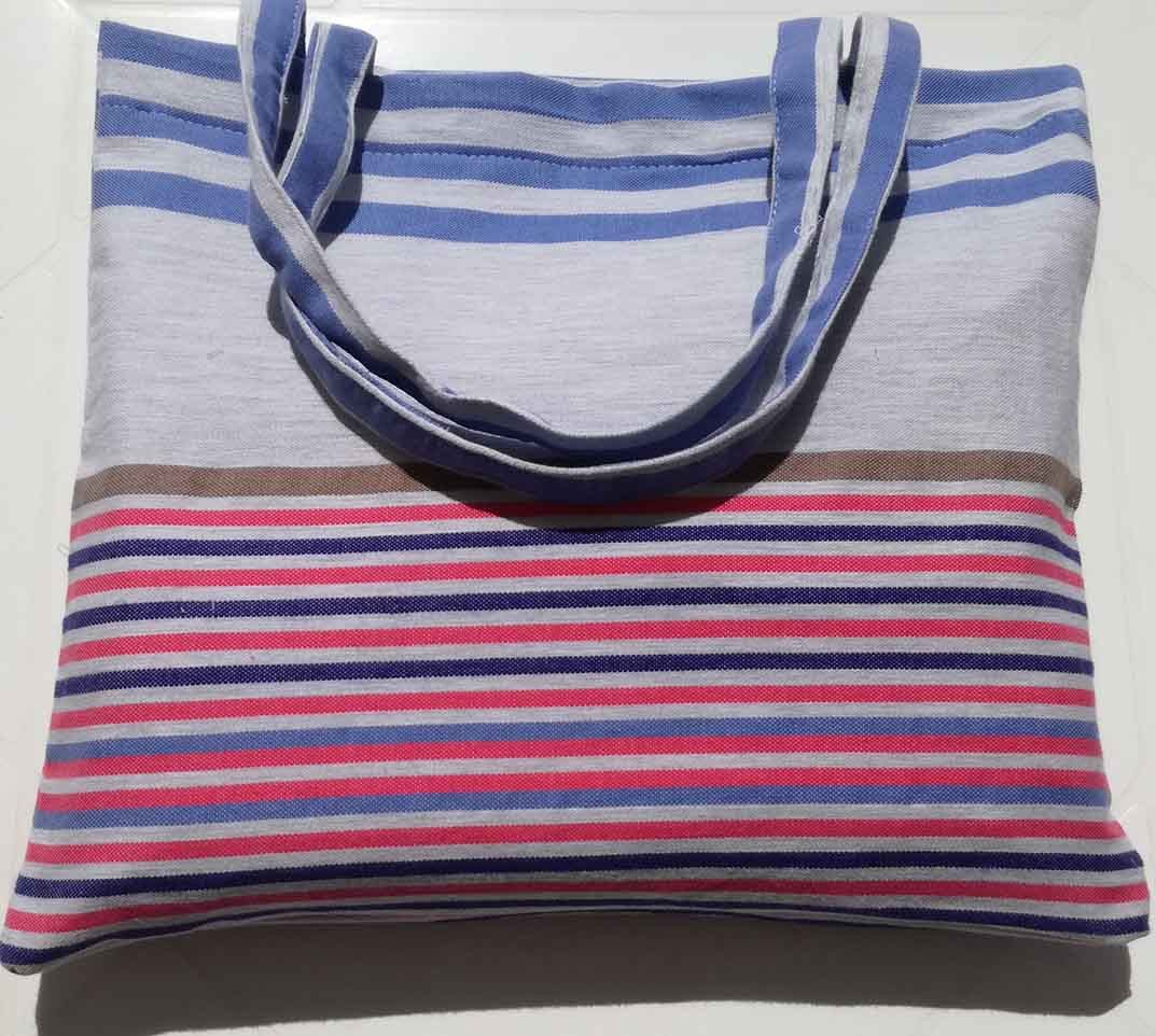 Sac de plage fouta 5 couleurs rose, bleu jean,gris clair, bleu et bistre 