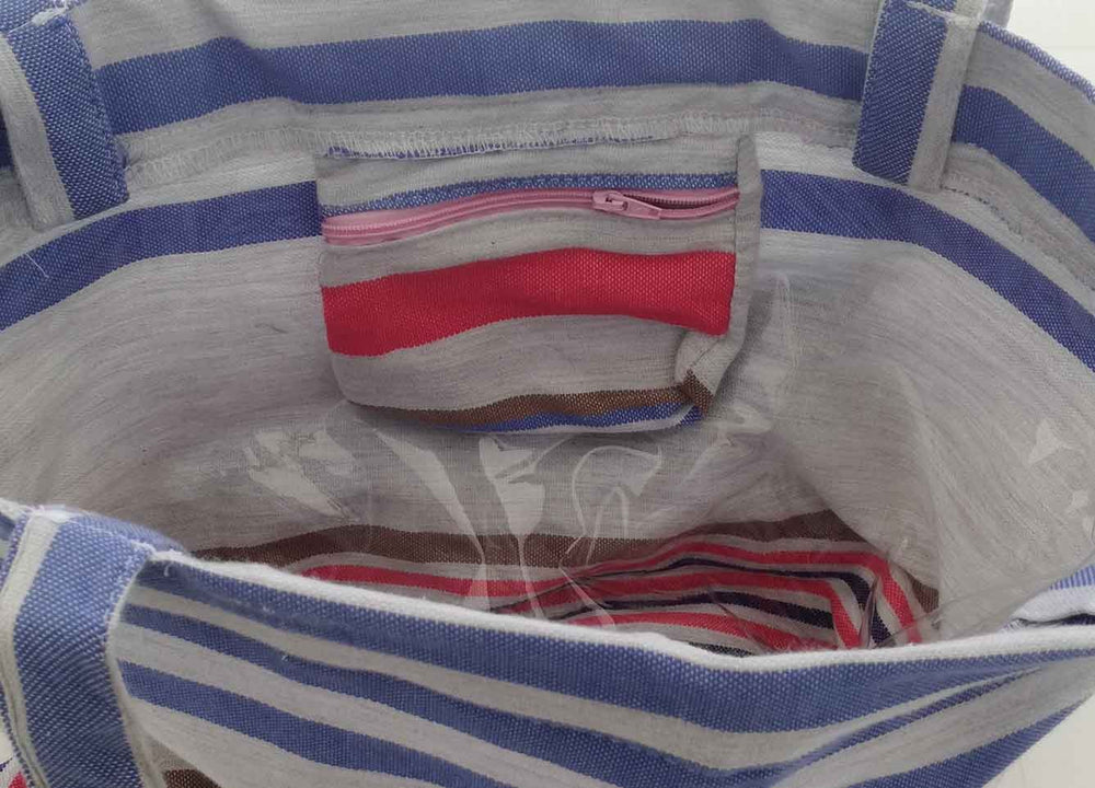 Sac de plage fouta 5 couleurs rose, bleu jean,gris clair, bleu et bistre 