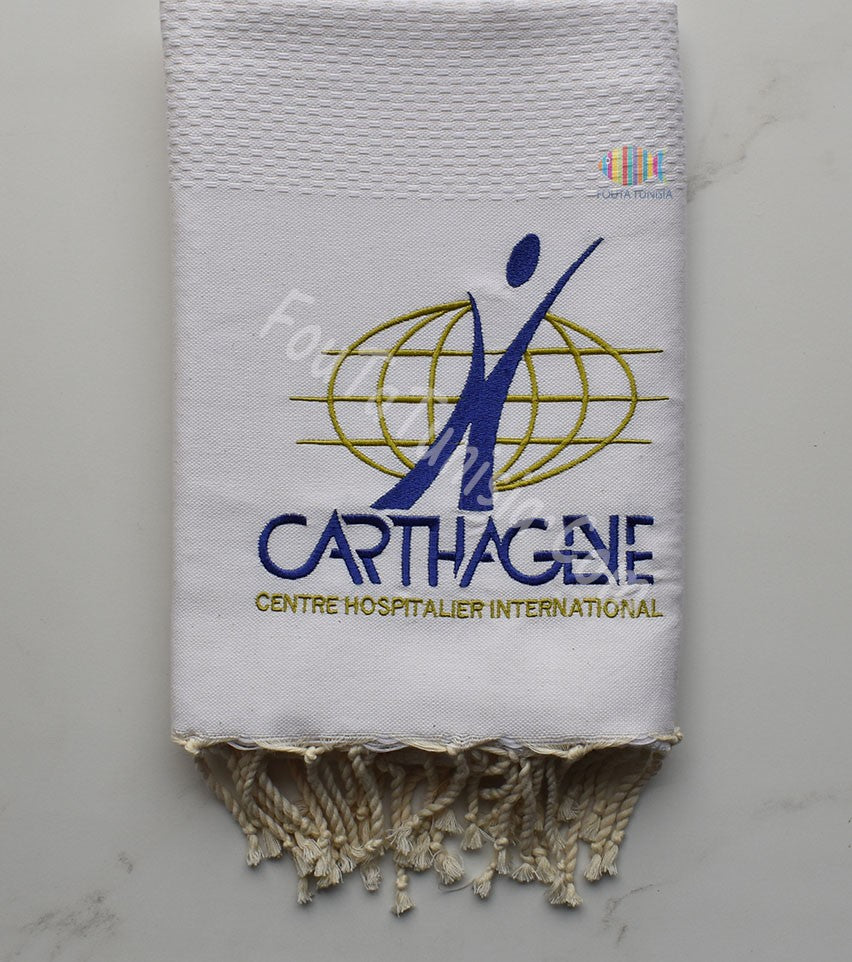 Fouta brodée CARTHAGENE 