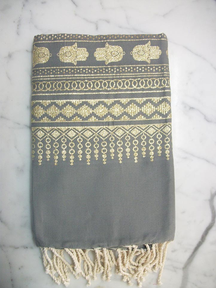 FOUTA KHOMSA Gris de Payne 