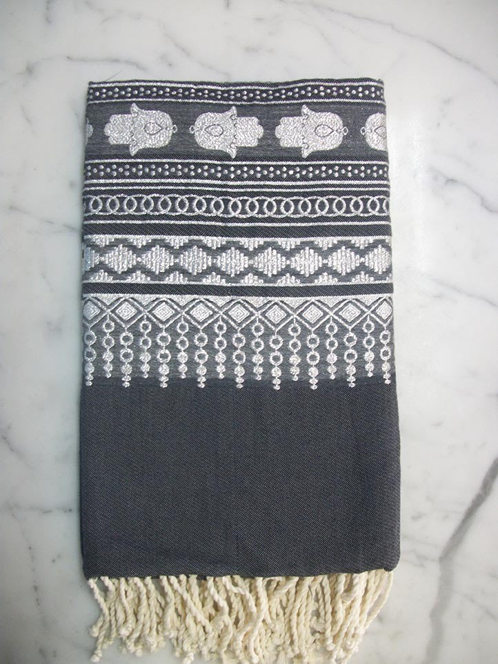 FOUTA KHOMSA Anthracite 