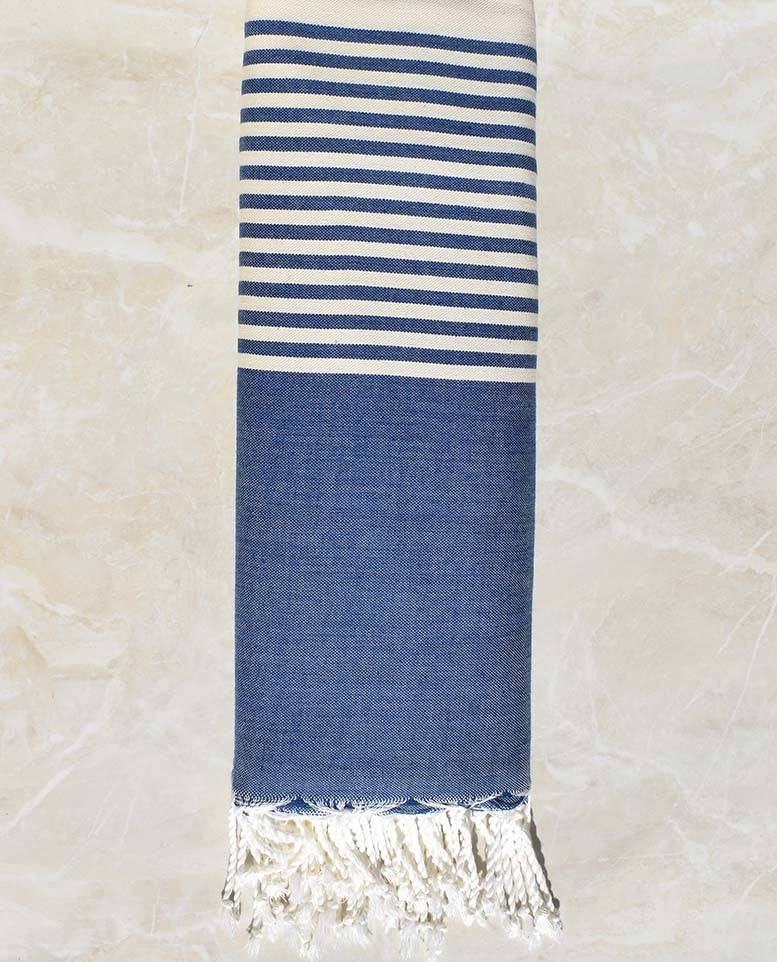 Jeté de canapé 4 franges blanc crème et rouge senois 2.2m*2.8m 