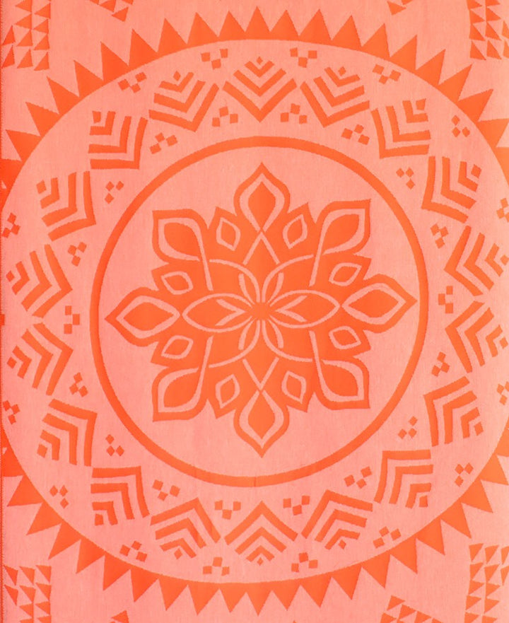 Fouta bohémian orange 