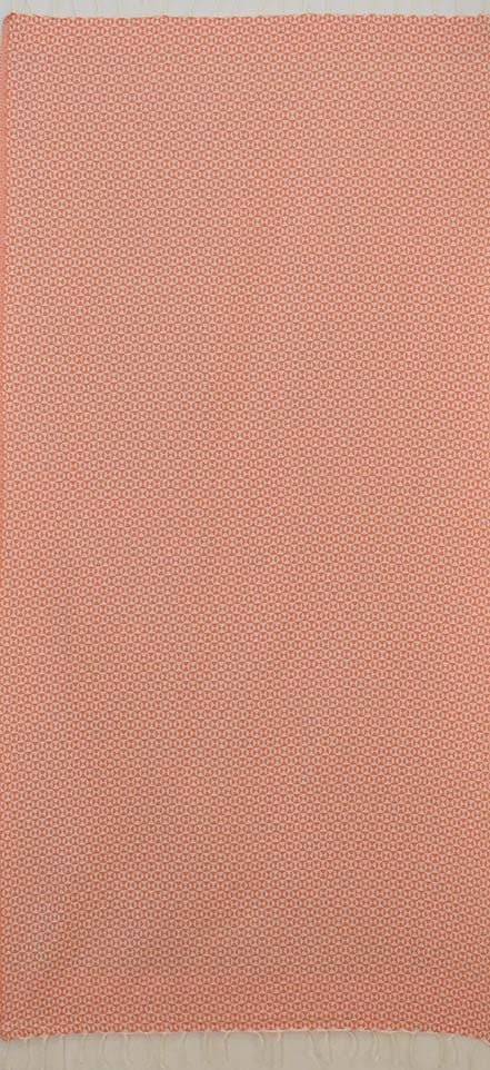 Fouta papillon orange clair 