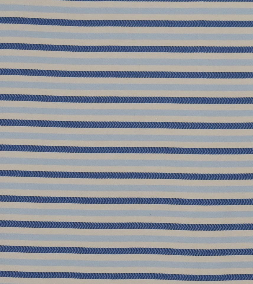 Fouta chevron écru clair et bleu 