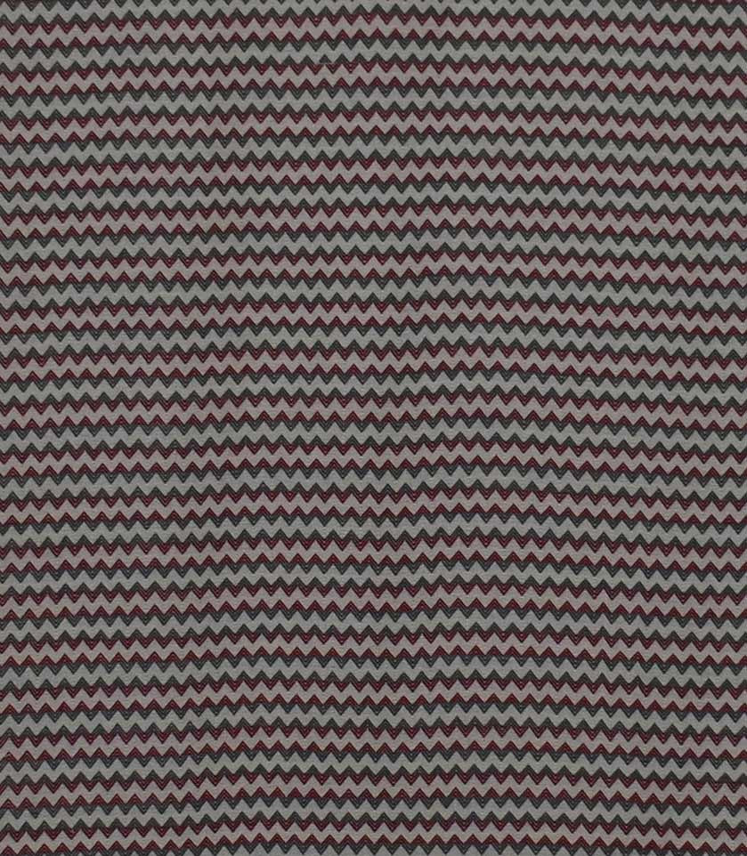 Fouta zigzag crème, gris et pourpre 