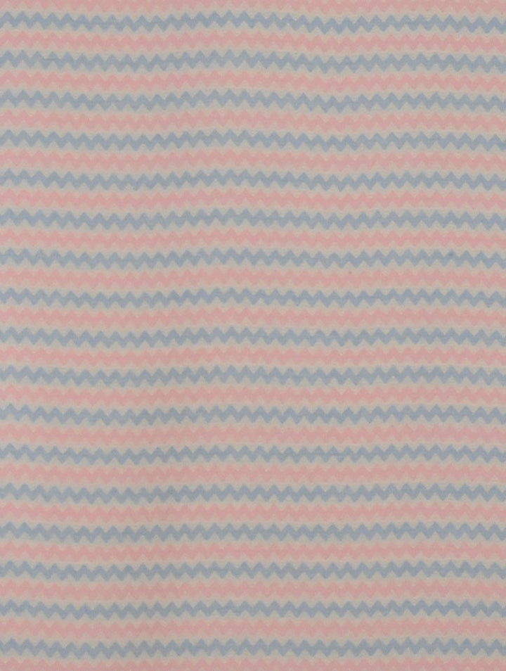 zigzag Blanc, rouge vif et jaune clair 