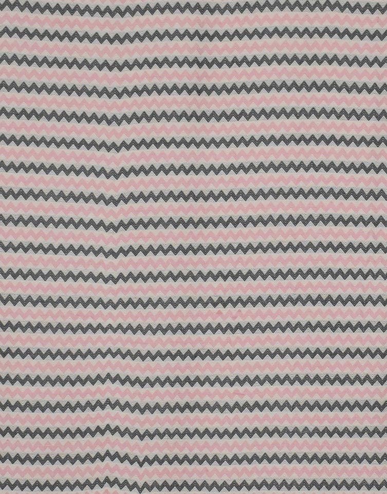 zigzag Blanc, rouge vif et noir 
