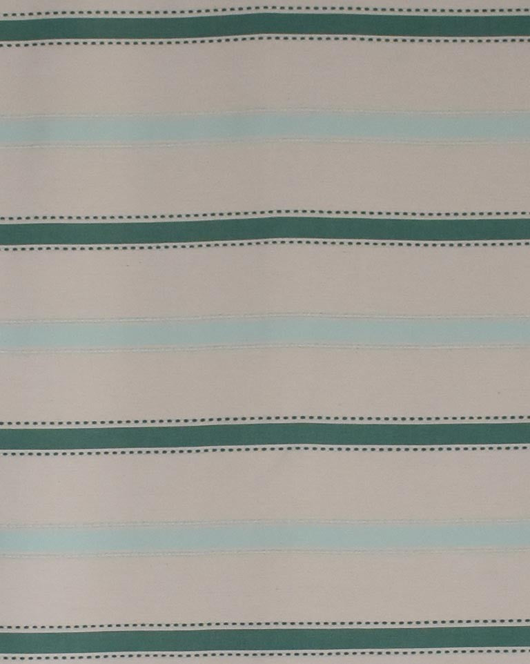 Fouta arabesque blanc crème, vert et turquoise 