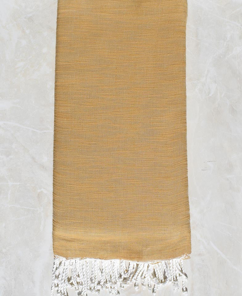 Jeté flammé couleur poil de chameau 