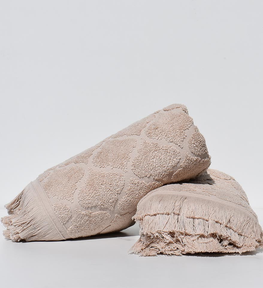 Serviette invité ELYSSA beige 