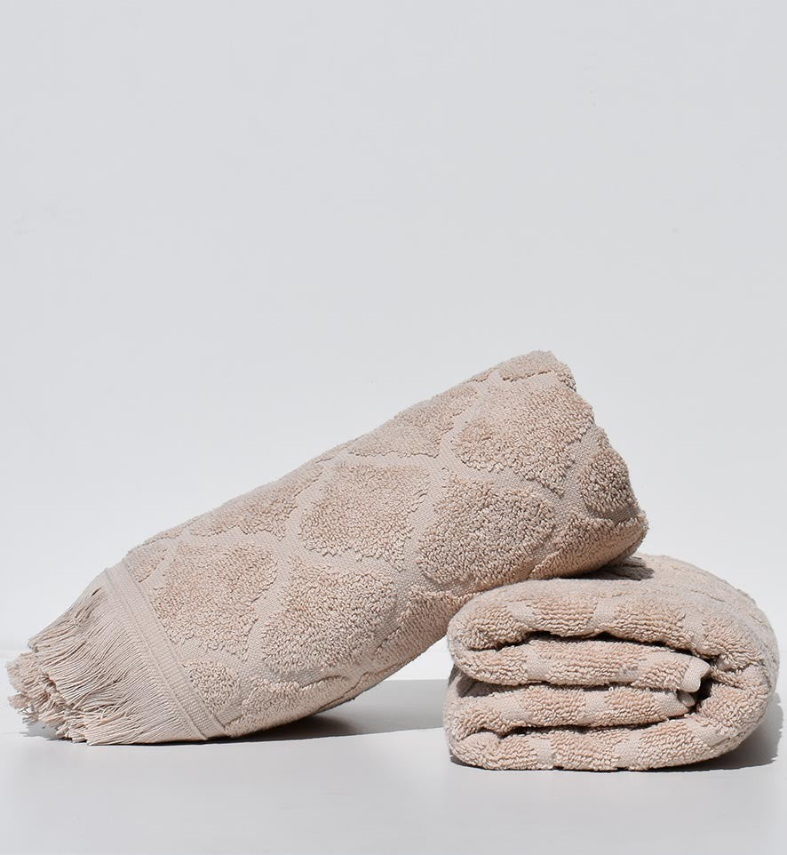 Serviette invité ELYSSA beige 