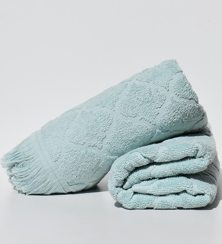 Serviette invité ELYSSA  vert 