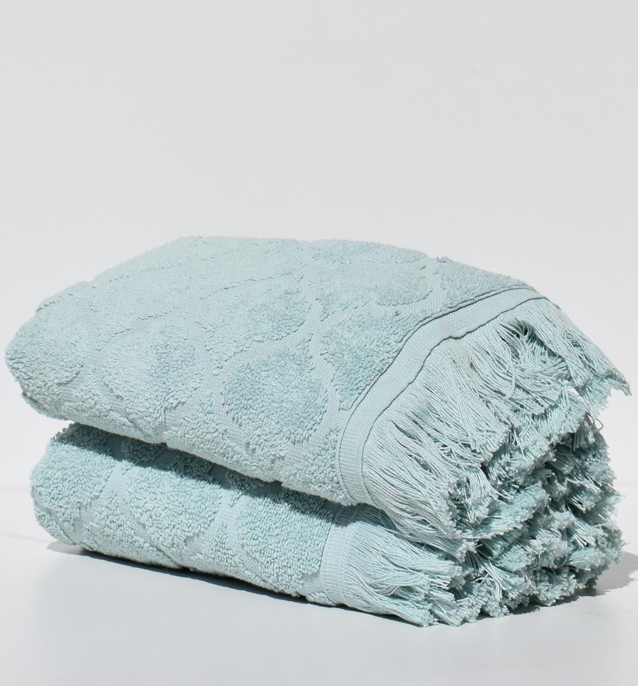 Serviette invité ELYSSA  vert 