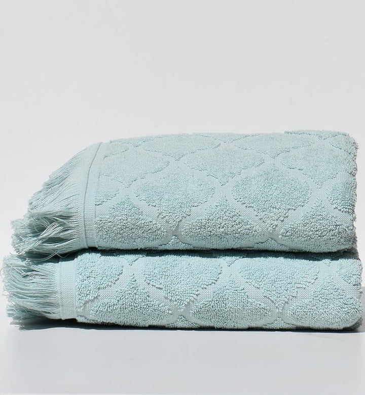 Serviette invité ELYSSA  vert 