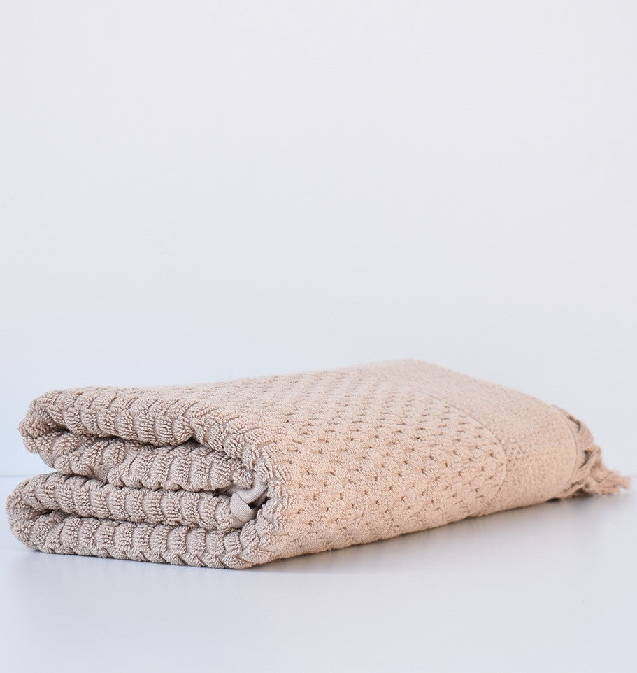 Serviette de bain  HAMILCAR beige foncé 