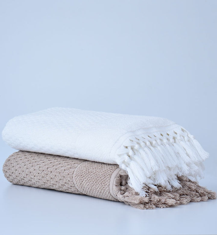 Serviette de bain  HAMILCAR beige foncé 