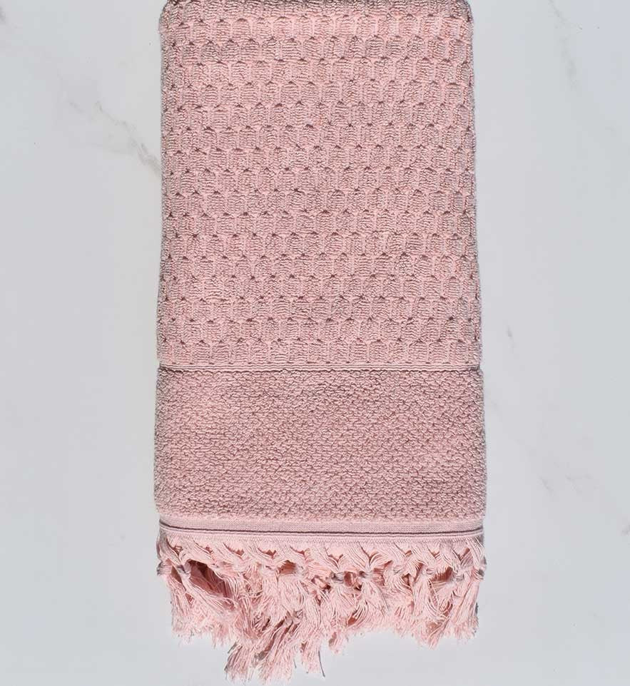 Serviette de bain HAMILCAR saumon 