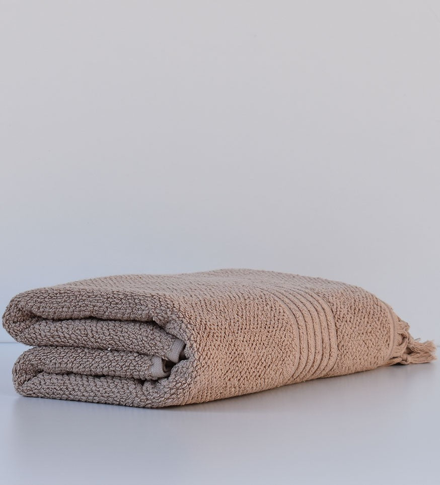 Serviette de bain  HANNABAL beige foncé 