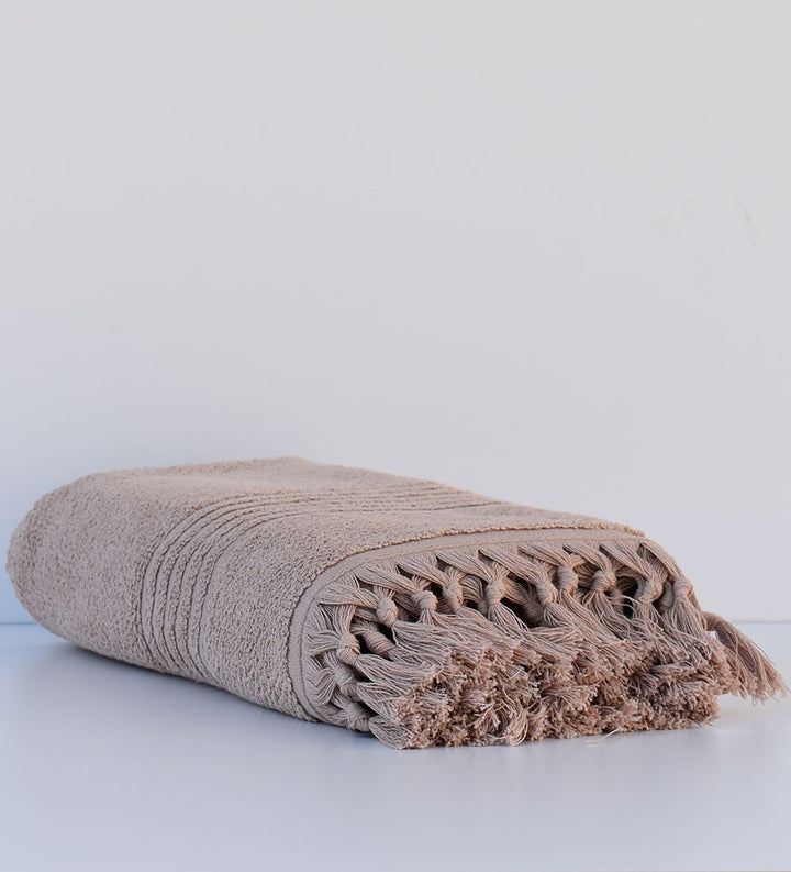 Serviette de bain  HANNABAL beige foncé 