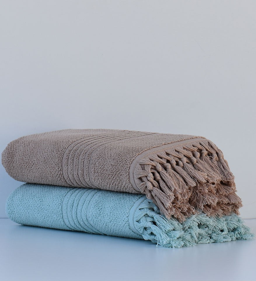 Serviette de bain  HANNABAL beige foncé 