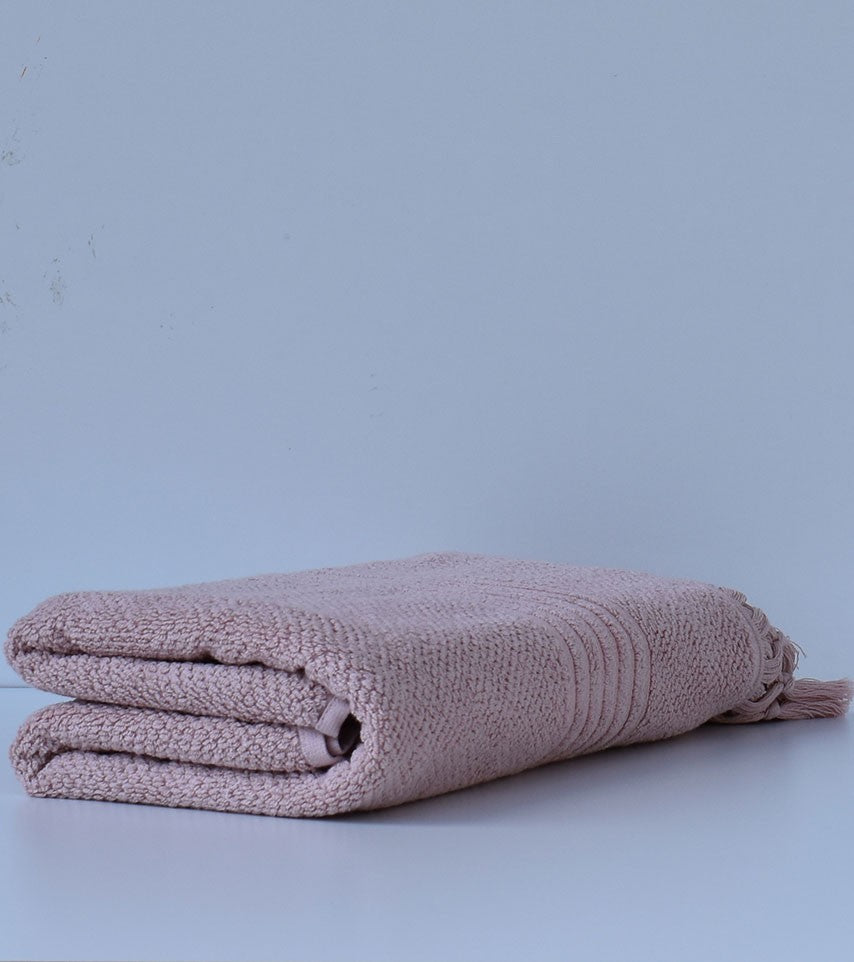 Serviette de bain LYNN saumon 