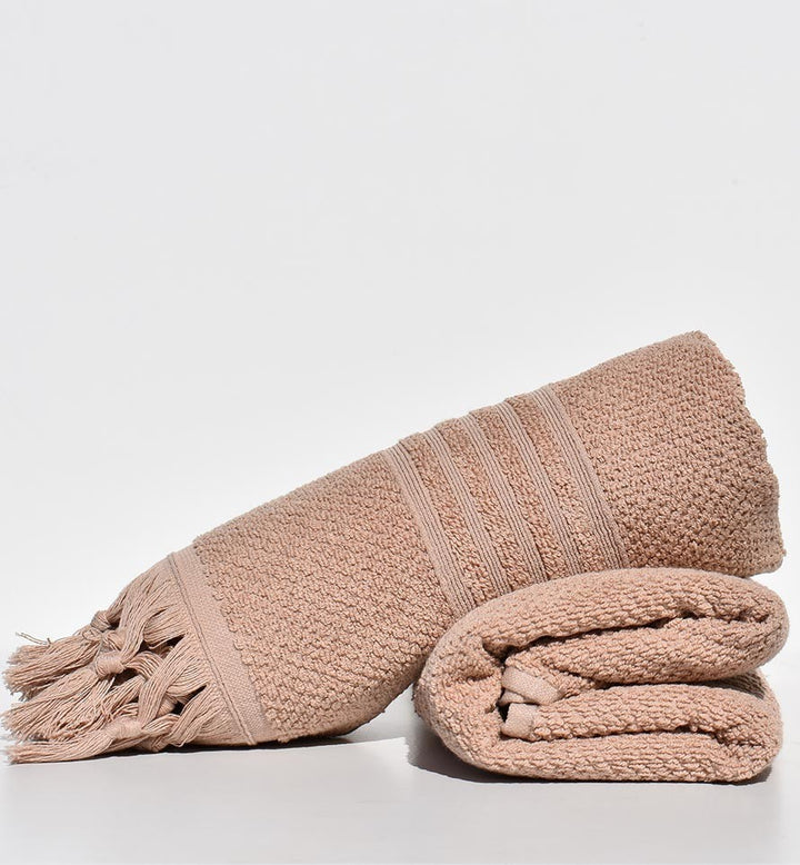 serviette invité HANNIBAL beige foncé 