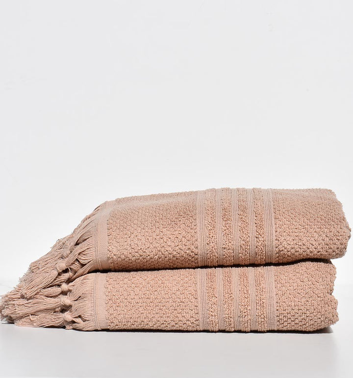 serviette invité HANNIBAL beige foncé 