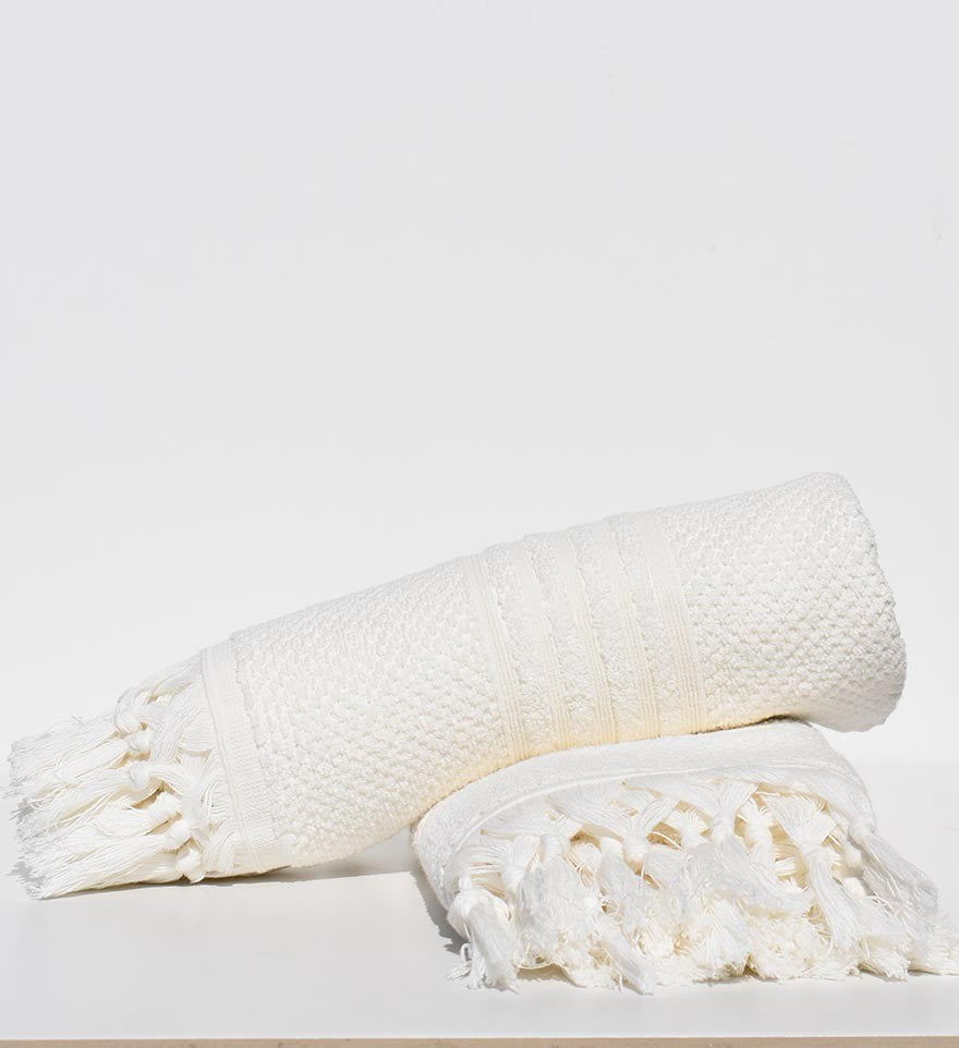 serviette invité HANNIBAL écru 