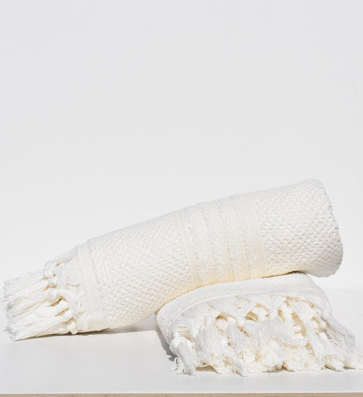 serviette invité HANNIBAL écru 